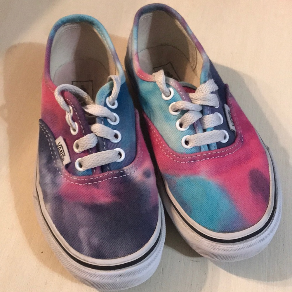 VANS kids tie dye sneakers